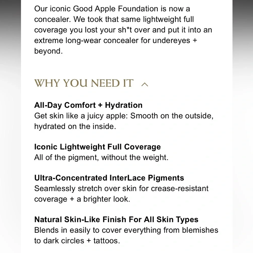 KVD Goodapple concealer